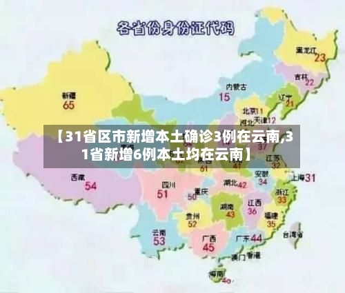 【31省区市新增本土确诊3例在云南,31省新增6例本土均在云南】