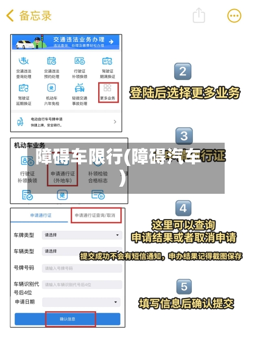 障碍车限行(障碍汽车)