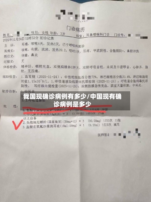 我国现确诊病例有多少/中国现有确诊病例是多少