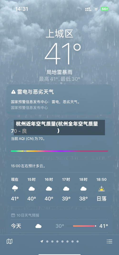 杭州近年空气质量(杭州全年空气质量)-第1张图片